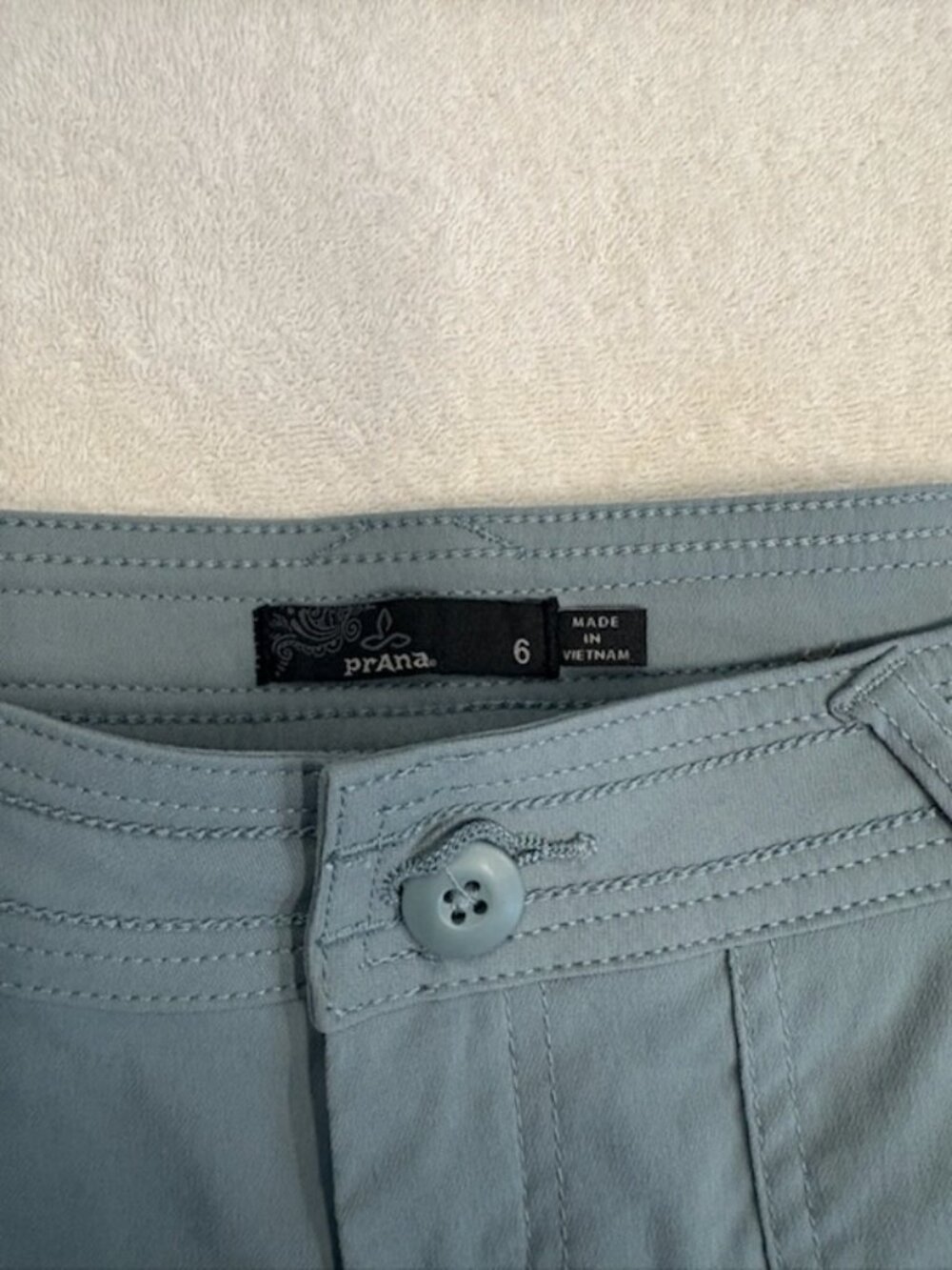 prAna size 6 blue shorts - Picture 3 of 5